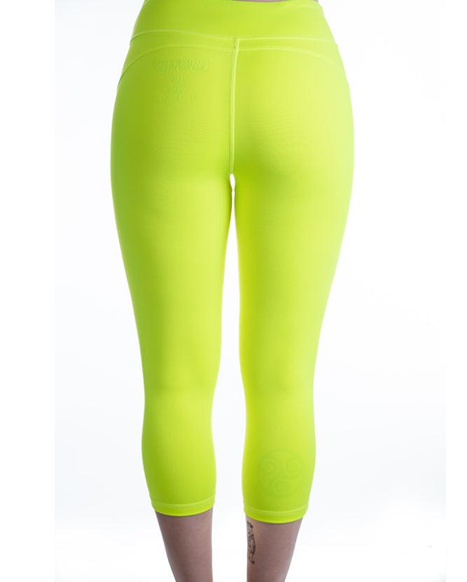 3-pack Capri leggings - Neon yellow/Tie-dye - Kids | H&M IN